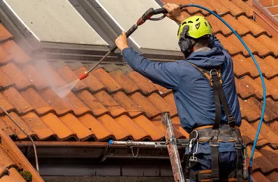 Démoussage et hydrofuge de toiture à Breitenau